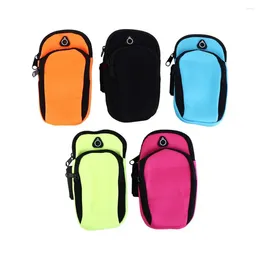 Outdoor Bags Capacity Phone Arm Band Fitness Bag Mobile Adjustable Running Wallet Wrist