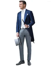 Men's Suits Slim Fit Three Pieces Suit For One Button Casual Formal Wedding Tuxedo