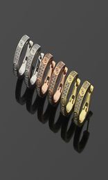 selling full Diamond Star hoop Earrings double row drill ear button for women steel love earrings high quality3817201