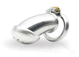 Stainless Steel Cock Cage Penis Ring Device Optional Uretheral Tube Plug Adult Sex Toys for Men XCXA2671468748