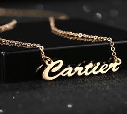 custom name pendant necklace for women luxury designer gold letter pendants customized letters necklaces jewelry family friends gf9582201