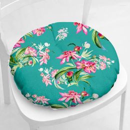 Pillow American Style Round Thick Non Slip Mat Flannelette Office Chair Household Dining Lace Up Stool Pad