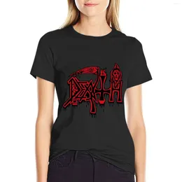 Women's Polos DEATH LOGO T-Shirt Women Summer Clothes For