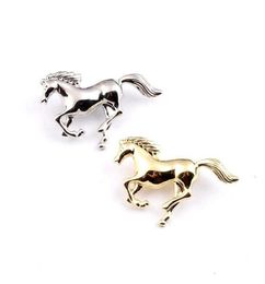 Pins Brooches Metal Running Horse Animal Lapel Pins Party Casual Brooch Fashion Jewelry Gifts For Women Men Accessories1044543