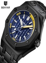 New BENYAR Fashion Men Watches Male Top Brand Luxury Quartz Watch Men Casual Waterproof Sports WristWatch Relogio Masculino Box2267905