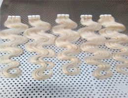 100g 16quot 18quot 20quot 22quot 24quot 60 613 Body Wavy Indian remy PU Tape Skin Weft Tape in Hair Extensions Fast Sh8548808