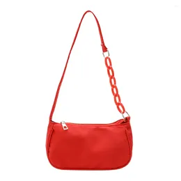 Shoulder Bags Women Casual Handbag Simple Nylon Daily Female Totes Underarm