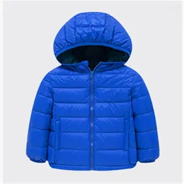 Down Coat Ultra Light Children Jacket 6 Colour 90% White Duck Winter Warm Child Boys And Girls Hooded 35