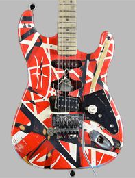Relíquia pesada Edward Van Halen Franken Stein Guitar