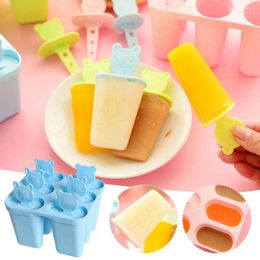 Baking Moulds Summer S Ice Cream Moulds Food Grade Silicone Make Homemade Popsicle Reusable Release Easy DIY M9T5