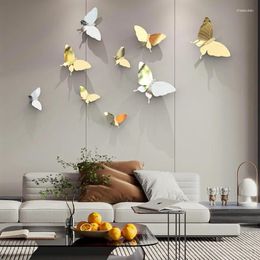 Decorative Figurines Background Sofa Wall Decoration Butterfly Embedded Creative Pendant