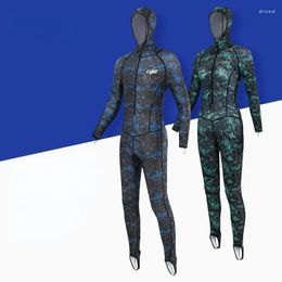 Women's Swimwear 0.5mm Camouflage Jumpsuit Couple Wet Suit Waterproof Mother Sunscreen Lycra Swimsuit Snorkeling And Surfing