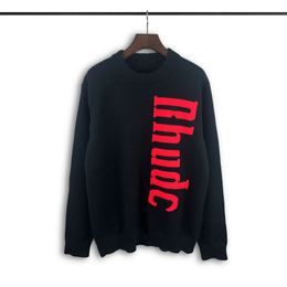 Mens Designer Sweaters Retro Classic Fashion Cardigan Sweatshirts Men Sweater Letter Embroidery Round Neck Comfortable JumperAS37