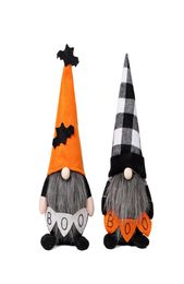 Party Supplies Halloween Home Decor Gnomes Doll with Bat Plush Handmade Tomte Swedish Ornaments Table Decorations Gifts XBJK21078810463