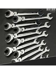 Tubing Spanner Combination Wrench Ratchet Flexhead Metric Oil Flexible Open End Wrenches Tools Y2003234818171