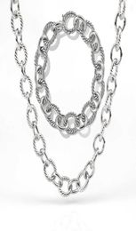 Style designer necklace Set Bracelet 18k Gold Fashion Hip Hop luxury chain Plated Ladies Charm Couple Jewellery Men Gifts chains Cop7322873