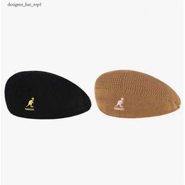 summer KANGOL kangaroo designer flat top fisherman hat high quality for women visor basin hat fashion wild cotton fabric men and womens flat top cloth hat