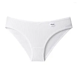Women's Panties Pure Cotton Crotch Briefs Desire Solid Color Traceless Underwear Womens Brand Breathable