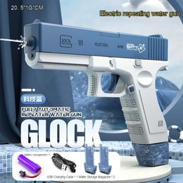 Summer M416 Water Gun Electric Pistol Shooting Toy Full Automatic Outdoor Beach For Kids Pistola De Agua Gift 240415