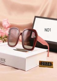 Summer Little Bee Sunglasses Fashion Sunglasses Goggle Glasses Style UV400 5 Color Option High Quality with Box1865961