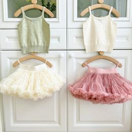 Baby Girls Tutu Skirt for Kids Birthday Children Puffy Tulle Skirts for Girl Toddler Party Princess Mini Girl Clothes 2-7 Years 240516