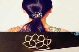 10pcs Women Fashion Hair Accessorie Lotus Retro Styling Hairpin Hair Clips Headdress Flower Hair Accessories Christmas Gift Weddin4364298