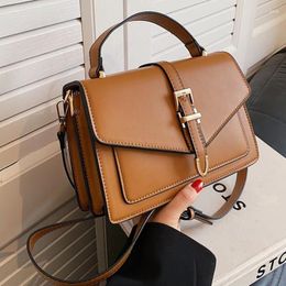 Evening Bags CGCBAG Vintage Luxury Designe Handbag For Women 2024 Fashion Square Shoulder Bag High Quality PU Leather Female Crossbody