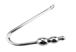 New arrivals Stainless steel Three balls Anal hook Metal butt plugs Anal massager dilator bdsm masturbtion sex toys for gay games46392091