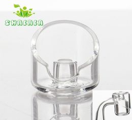 2mm3mm Thick Quartz Carb Cap Smoking Accessories with One Air HoleSpecial Shape Of Edge Fit 22mm Bowl Domeless Banger Nail 3833250374