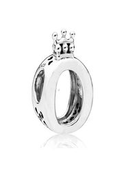 New Authentic 925 Sterling Silver Bead Charm Openwork Royal Crown Bead Fit European Women Bracelet Bangle DIY Jewelry Making1764478