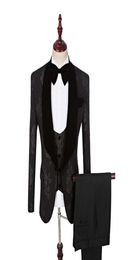 New New Style Groomsmen Shawl Lapel Groom Tuxedos 14 Styles Men Suits WeddingPromDinner Man Blazer JacketPantsBow TieVe8706135