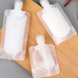 Storage Bottles 10pcs Portable Dispenser Bag Liquid Lotion Travel Packaging Reusable Leak-proof For Shampoo Cosmetic Container