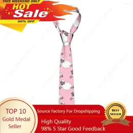 Bow Ties Classic Tie For Men Silk Mens Neckties Wedding Party Business Adult Neck Casual Funny Cute Sheeps