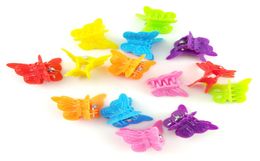 Mixed Colour Butterfly Mini Clamps Hairclips Children039s Small Clip Grip Claw Barrettes Hair Accessories8768443