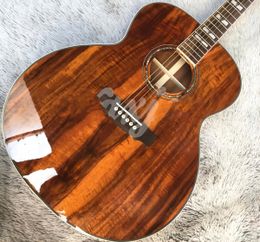 Высококачественный 43 All-Koa Wood F50 Акустическая гитара розовая деревянная плата Электрогитара Электроитара