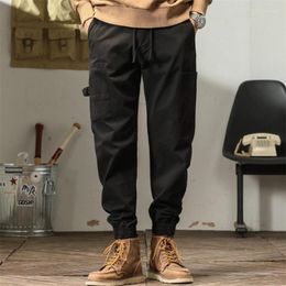 Men's Pants Spring And Autumn Casual Pure Cotton Breathable Outdoor Work Loose Sports Trendy Brand Men
