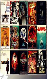 2021 Classic Movie Posters Film Plaque Vintage Metal Tin Signs Cafe Bar Cinema Decor ET JAWS Jurassic Park Retro Painting Wall S4829351