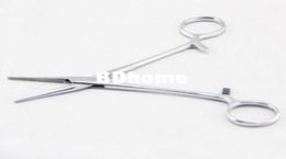 14 CM 1pclot Pet ear Forceps Aka Hemostatic Ear Forceps Straight head Silver Color Pet Beauty Products Drop 5973406