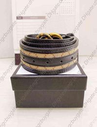 Belts for Women Designer20 Colour Mens Fashion Belt Luxury Men Designers Women Jeans Belts Snake Big g Buckle Cintura Size 90125cm7431013