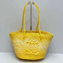 Totes Luxury Womens Handbag Designer Bags Bag Woven Tote Beach Rattan Purse Loewew Shoulder Large Wallet Capacity Wicker Panier Palm Crossbody Backpacks 5DIQ