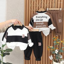 Clothing Sets Baby Boy Clothes Children Cotton Spring Autumn Kids Fashion Casual Sweatshirt Sport Pants Suits 2024 Tracksuits 12M-5Y