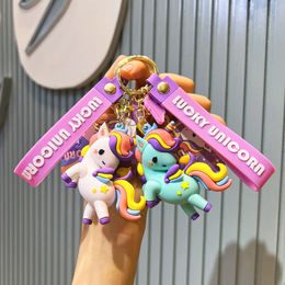 Cartoon, Anime, Unicorn Keychain, Couple, Small Doll Pendant, Car Accessory, Doll Keychain