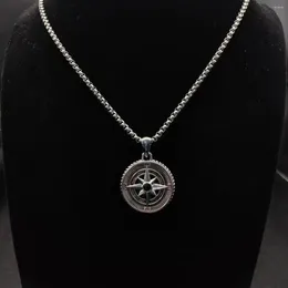 Pendant Necklaces European And American Men's Jewelry Necklace Amulet Gold-plated