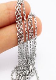 10meter in Bulk Jewelry Making Meter Smooth Rolo Chain Stainless Steel Silver 18345 Link Chain From Jewelry Findings Craft9620754