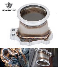 PQY T25 T28 GT25 GT28 8 BOLT to 3quot v band Exhaust Manifold Converter Adaptor Flange PQY48263863317