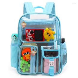 Backpack Transparent For Female High School Students PVC Jelly Bag Waterproof Beach Swimming Storage