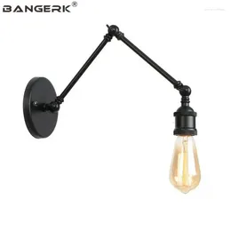 Wall Lamp American Loft Vintage Iron Industrial Decor Edison Long Arm Sconce Light Indoor Lighting Fixtures Luminaire