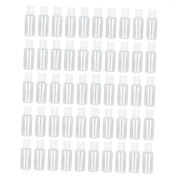 Storage Bottles 50x Cosmetic Bottle With Flip Caps Household Travel Size Refillable