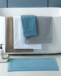 Bathroom Floor Mat 7545cm Cotton Bath Mats el Absorbent Water Machine Washable Bathroom Towels5157895