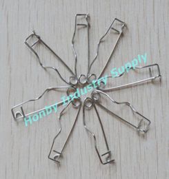 pack of 1000 pcs 19 mm steel Fancy crimp shaped badge clip safety pin 1070200